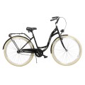 Dviratis AZIMUT City Lux 28" 2023 black-cream