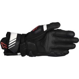 GLOVE GP+ R V3 LTHRBK/WT/RD 2X