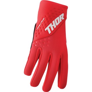 GLOVE SPECT COLD RD/WH SM