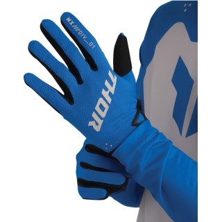 GLOVES RIDEMODE STATIC BLUE S