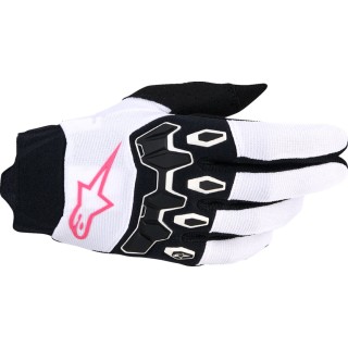 GLOVES 4W FULL BORE V2 WHT/PIN