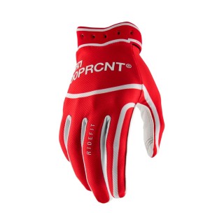 GLOVES RIDEFIT WHITE/RED - XL