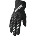 GLOVE WMN SPECT BK/WH SM