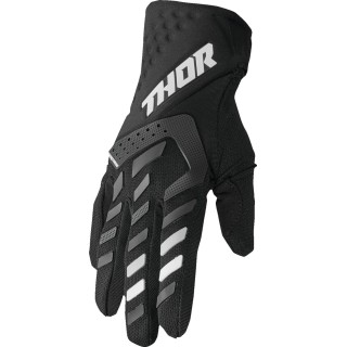 GLOVE WMN SPECT BK/WH LG