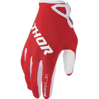GLOVES YTH RIDEMODE STATIC RED