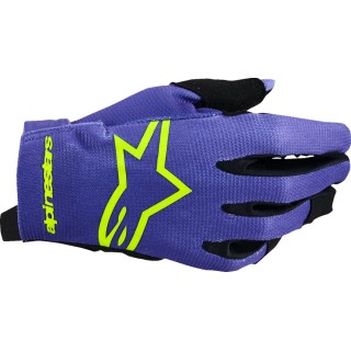 GLOVES YTH RADAR PURPLE/YELLOW