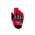 GLOVES YTH FULL BORE V2 RED/BL