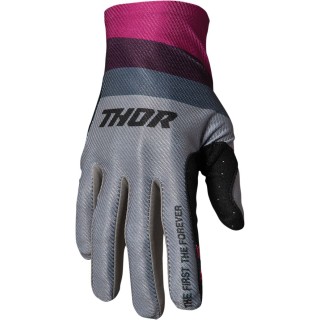 GLOVE ASSIST REACT GY/PU MD