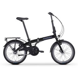 Dviratis Tabou Fold Urban black-silver