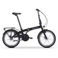Dviratis Tabou Fold Urban black-silver