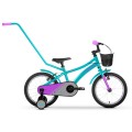 Dviratis Tabou Miss Lite 16 turquoise-purple