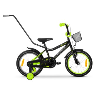 Dviratis Tabou Rocket CS Alu 18 black-lime
