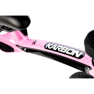 Balansinis dviratukas Karbon First pink-black