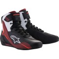 SHOES FASTER-4 BK/WH/DK RD 12