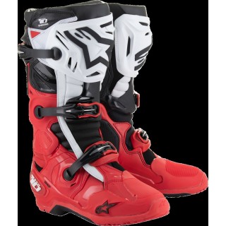 BOOT TECH 10 ENDURO BRIGHT RED