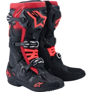 BOOT TECH 10 BLK/RD 7