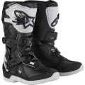 BOOT TECH3S YTH WHT/BLK 8