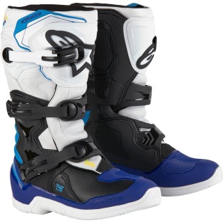 BOOT TECH3S YTH WT/BK/B 6