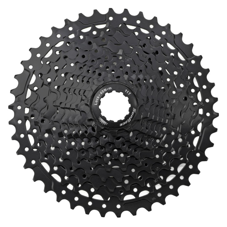 Galinis žvaigždžių blokas SunRace CSMS8 11-speed black-11-42T