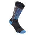 SOCKS DROP 22 BLK/AQ L