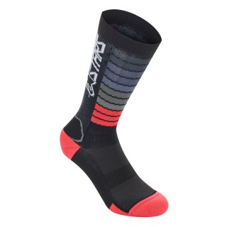 SOCKS DROP 22 BLK/RD S