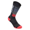 SOCKS DROP 22 BLK/RD S