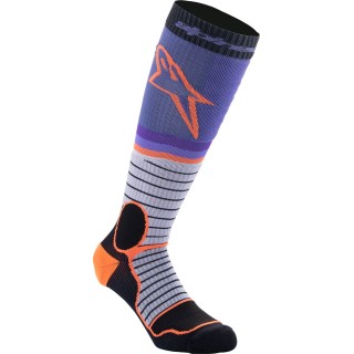 SOCK MX PRO PUR/BK/GY L