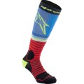SOCK MX PRO BLK/GY/BLU M