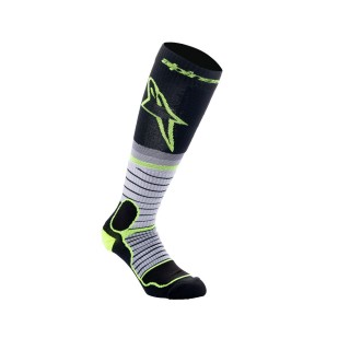 SOCK MX PRO BLK/GY/YLW S
