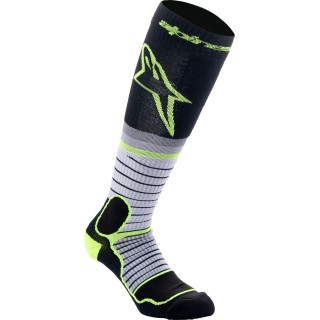SOCK MX PRO BLK/GY/YLW L