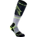 SOCK MX PRO BLK/GY/YLW L