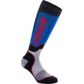 SOCK YTH MX+ BLK/WHT/BL