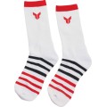 SOCKS 3PK WHITE SM/MD