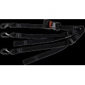 SPARE TIRE Y-STRAPS UTV BLK MS