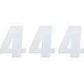 NUMBER MSE 4 4.5 WHITE