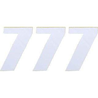 NUMBER MSE 7 4.5 WHITE