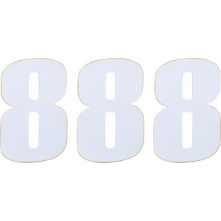 NUMBER MSE 8 4.5 WHITE