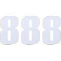 NUMBER MSE 8 4.5 WHITE