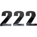 NUMBER MOOSE 2 6 BLACK