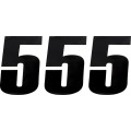 NUMBER MOOSE 5 6 BLACK