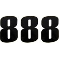 NUMBER MOOSE 8 6 BLACK