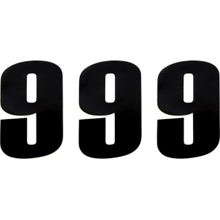 NUMBER MOOSE 9 6 BLACK