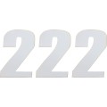 NUMBER MOOSE 2 6 WHITE