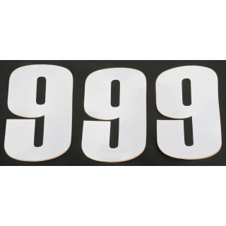 NUMBER MOOSE 9 6 WHITE