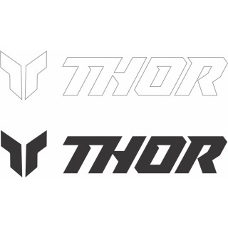 DECAL THOR 6PK 3IN BK WH