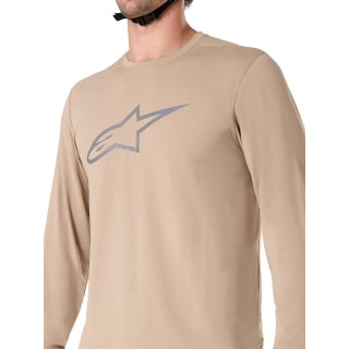 JERSEY LS A-DURA ASTAR BROWN M