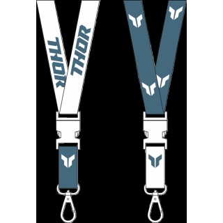 LANYARD THOR STEEL/WHITE