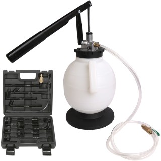 Pavarų dėžės tepalo keitimo įrenginys 7l su ATF adapterių rinkiniu