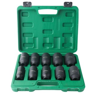 1/2" Prailgintų smūginių galvučių rinkinys (27-41mm) 10vnt.