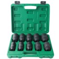 1/2" Prailgintų smūginių galvučių rinkinys (27-41mm) 10vnt.